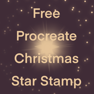 christmas star for procreate
