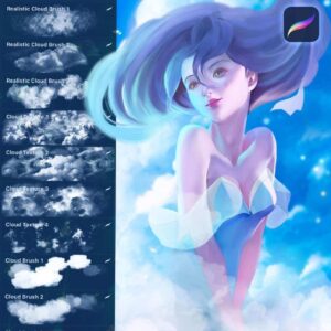 cloud brushes set free by di