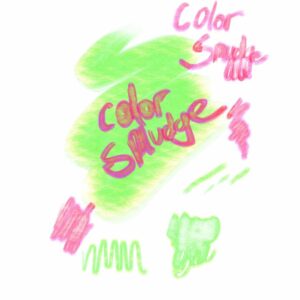 color smudge brush for procreate