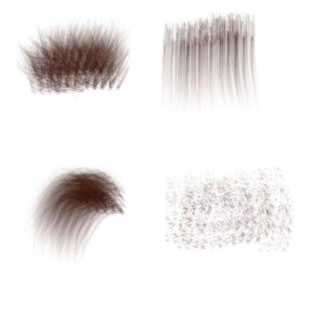 demon artist hair free brushes for procreate