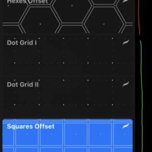 diverse grid brushes (+iso) procreate