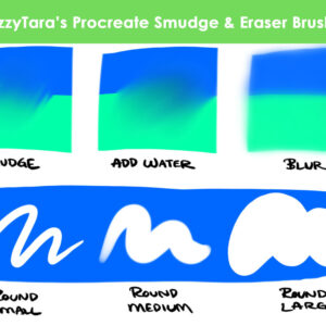 's smudge & eraser procreate brushes