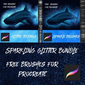 dolphin free glitter + sparkles