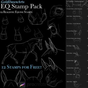 eq stamps free brushes for procreate
