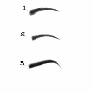 eyebrow stamps procreate