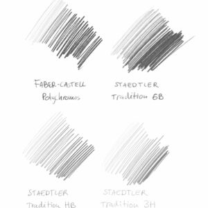 fc polychromos & 6b,hb,3h pencils