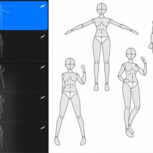 free anime female body brush stamps 2