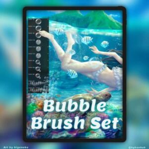 free bubble brush set!