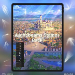 free light beams stamps pack!