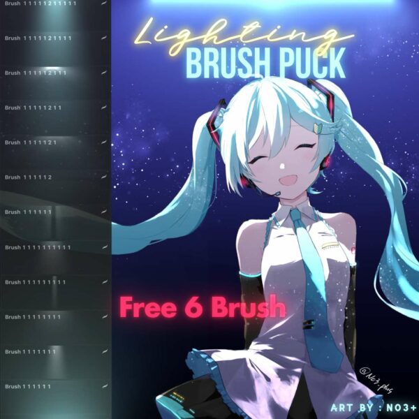 free lighting brush pack procreate