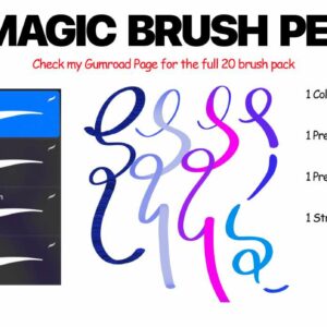 free magic brush pens 4 brushes