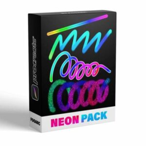 free neon brushes pack