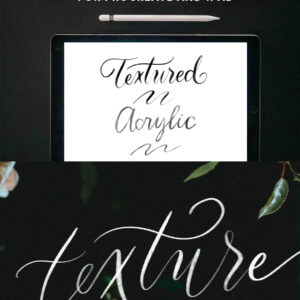 free procreate lettering brush duo