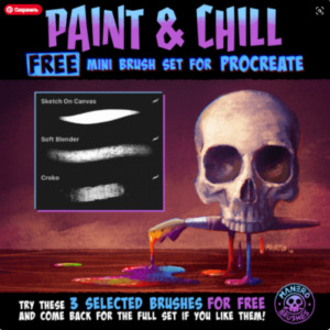 free paint & chill brushes