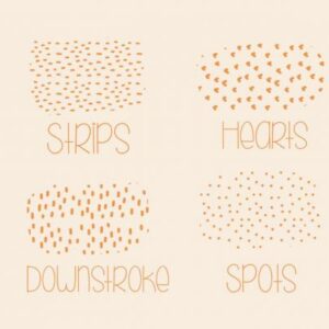 free stamp & pattern brushset