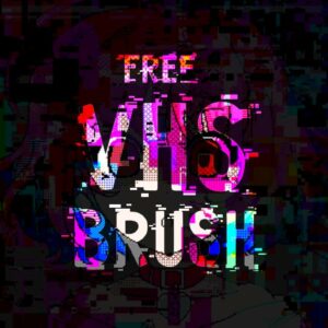 free vhs effect brush