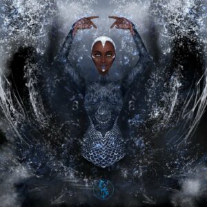 free water droplet brushes