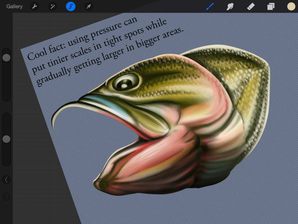"Enhance Your Procreate Art with Fish Scales Procreate Brushes