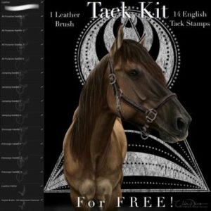 free equine tack kit stamp pack