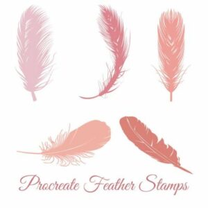 free feather stamps