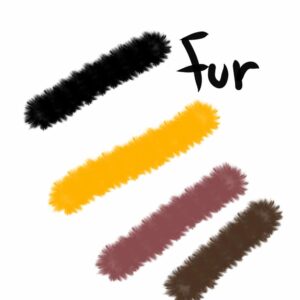 (free) fur brush (soft)