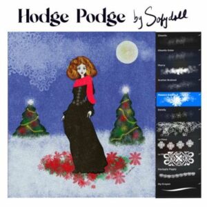 free hodge podge brushset
