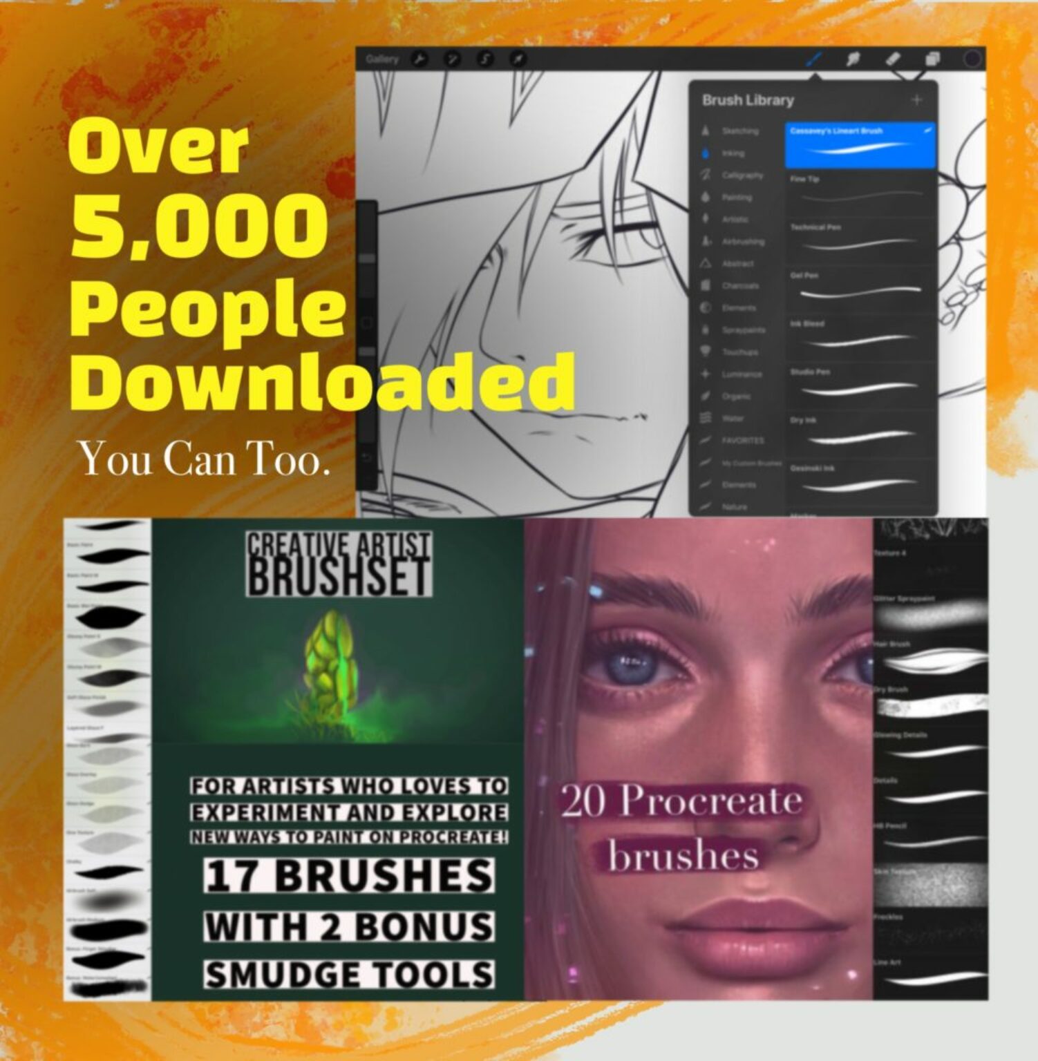 "Discover the Best Free Procreate Brush Packs for Stunning Artwork"