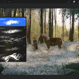 free procreate foliage brush set 1