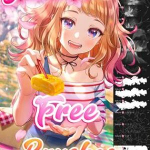 free sakura brush pack for procreate!