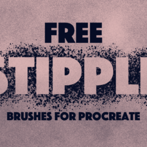 free stippling brushes for procreate stipple