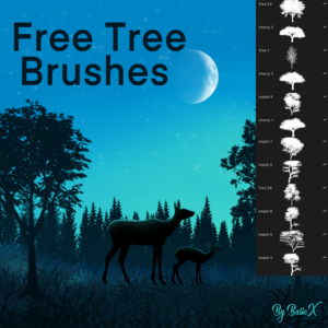 free tree brush pack!