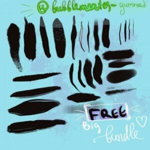 free big brush bundle 27 brushes