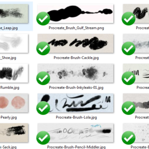 free custom procreate brushes bundle