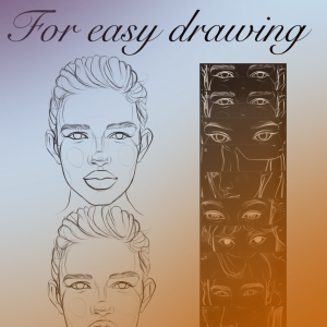 free easy drawing face