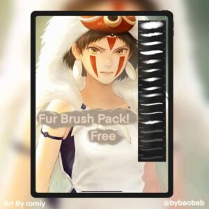 free fur brushes for procreate