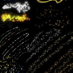 free glitter and starry brushes