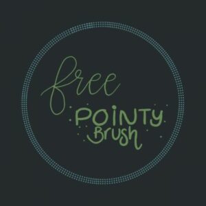 free pointed brush