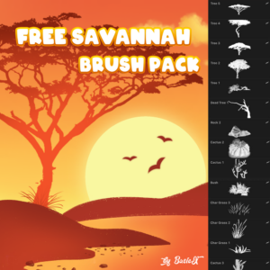 free savannah brush pack