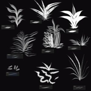 grass free brushes for procreate