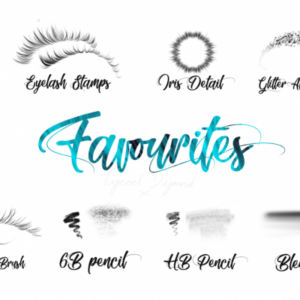 great set for painting eyes procreate eyes eyelashes