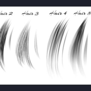 hair 1 free brushes for procreate