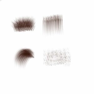 hair furstubble brush