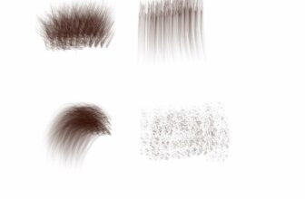 hair furstubble brush