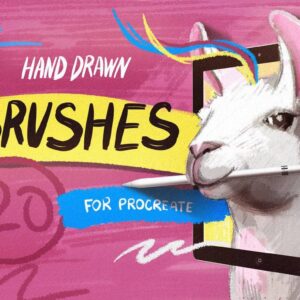hand drawn free brushes for procreate