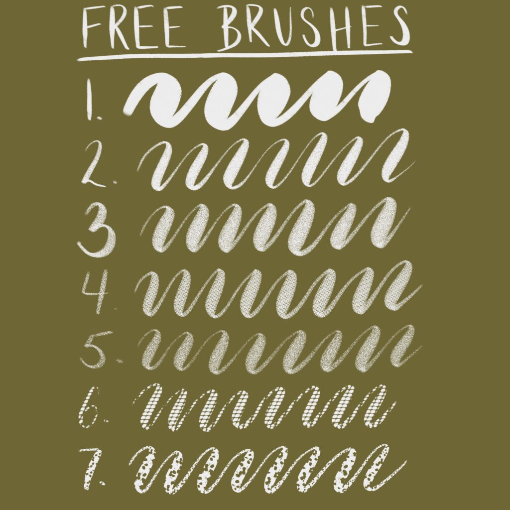 "Discover Free Procreate Hand Lettering Brushes for Stunning Artwork"