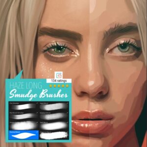 haze long procreate smudge brushes free