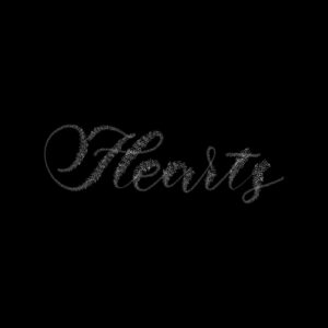 hearts procreate lettering brush