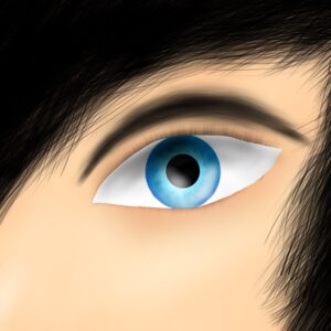 iris of eye procreate brush