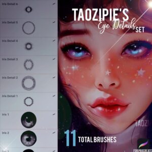 iris procreate brushset