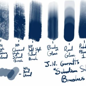j.n. garrett art brushes for procreate